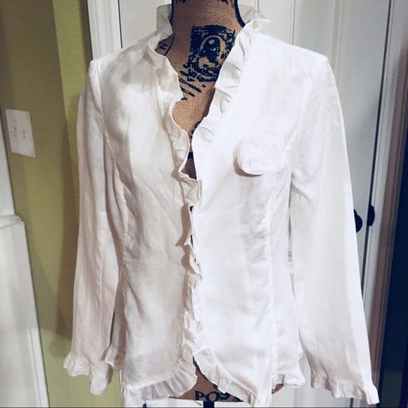 Willi Smith Jackets & Blazers - Amazing white summer Jacket Willi Smith size Med